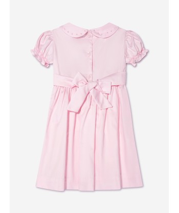 Rachel Riley Baby Girls Bow Smocked Dress And Bloomers in Pink de l' environnement