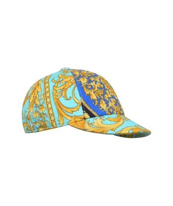 Versace Baby Boys Cap - Turquoise & Baroque Cotton Cap d'Europe débarque