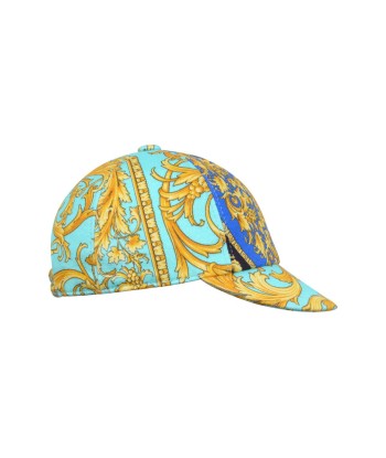 Versace Baby Boys Cap - Turquoise & Baroque Cotton Cap d'Europe débarque