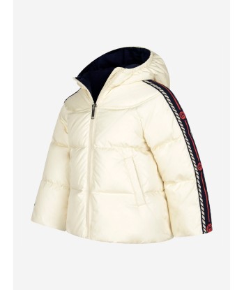 Gucci Baby Girls Fuchsia Trim Padded Jacket vous aussi creer 