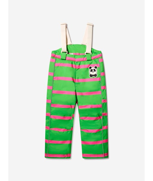 Mini Rodini Girls panda Soft Ski Trousers in Green Comparez et commandez 