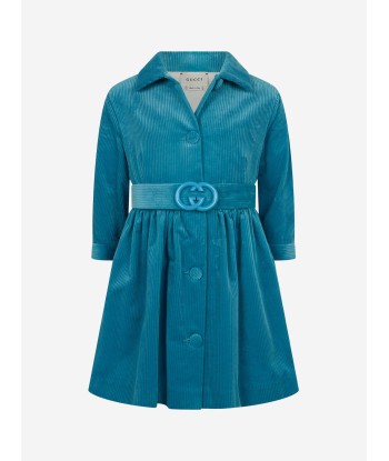 Gucci Girls Corduroy Chemisiere Dress À commander