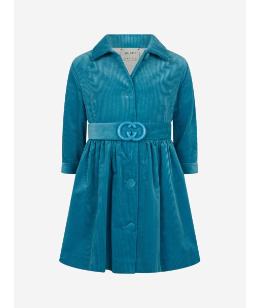 Gucci Girls Corduroy Chemisiere Dress À commander