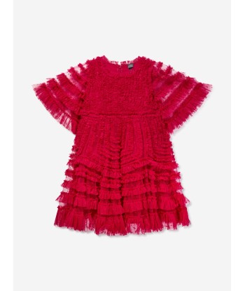 Needle & Thread Girls La Vie En Rose Dress in Red de l' environnement