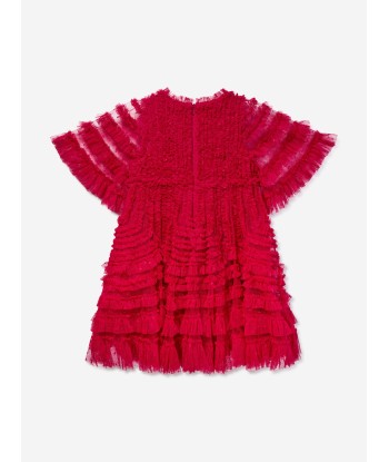 Needle & Thread Girls La Vie En Rose Dress in Red de l' environnement