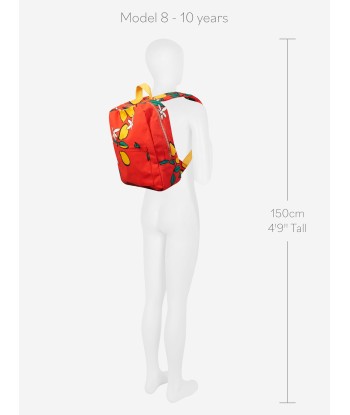 Mini Rodini Girls Lemons Backpack in Red de technologie