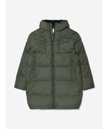 Calvin Klein Boys Essential Parka Puffer in Green 2023