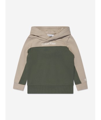 Calvin Klein Boys Colourblock Tracksuit in Green prix