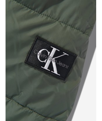 Calvin Klein Boys Essential Parka Puffer in Green 2023