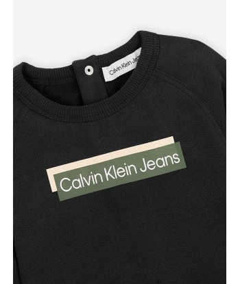 Calvin Klein Baby Boys Hero Logo Tracksuit in Black 2024