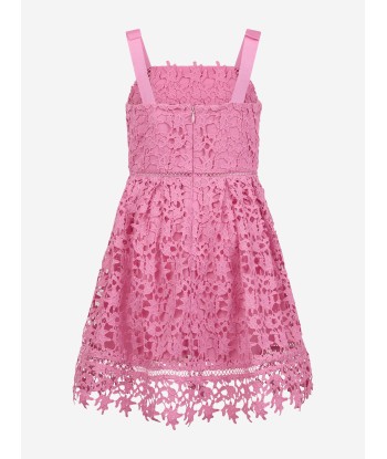 Self Portrait Girls Azaelea Lace Dress in Pink prix