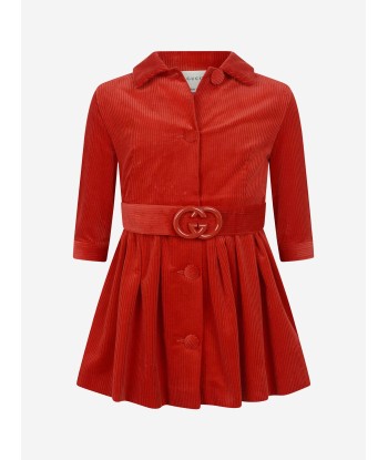 Gucci Girls Corduroy Chemisiere Dress chez Cornerstreet bien 