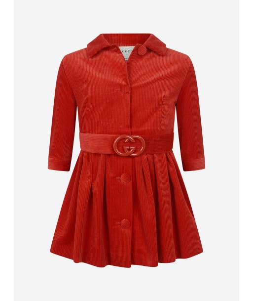 Gucci Girls Corduroy Chemisiere Dress chez Cornerstreet bien 