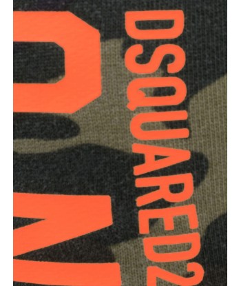 Dsquared2 Baby Green Camouflage Cotton Joggers Comparez et commandez 