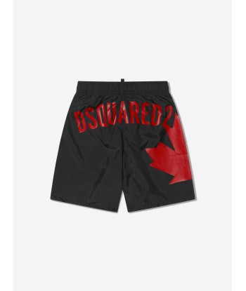 Dsquared2 Boys Logo Print Swim Shorts Comparez et commandez 