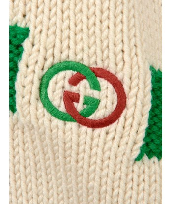 GUCCI Girls wool knitted cardigan Par le système avancé 