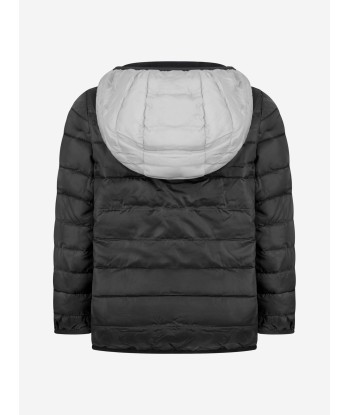 EA7 Emporio Armani Boys & Grey Padded Jacket 50% de réduction en Octobre 2024