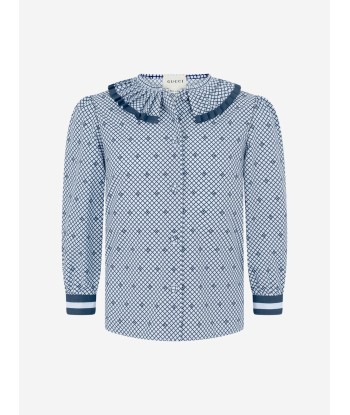 Gucci Girls pale popeline shirt Comparez et commandez 