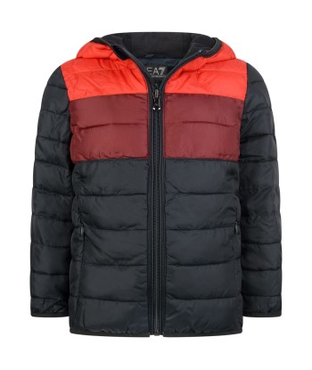 EA7 Emporio Armani Boys & Red Padded Jacket livraison et retour toujours gratuits