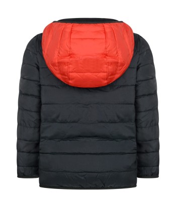 EA7 Emporio Armani Boys & Red Padded Jacket livraison et retour toujours gratuits