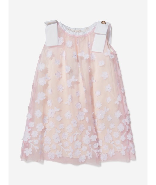 Elie Saab Girls Sleeveless Flower Dress With Bows shop