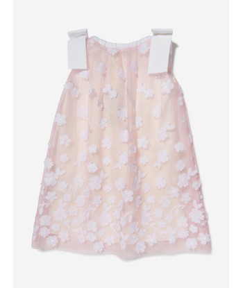 Elie Saab Girls Sleeveless Flower Dress With Bows shop