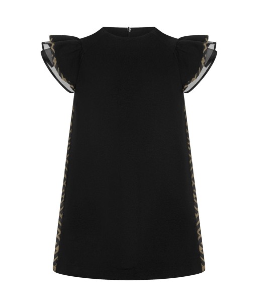 Fendi Girls Black FF Logo Dress sur le site 