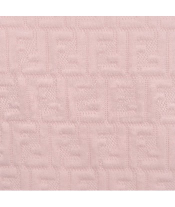 Fendi Girls Pink FF Logo Jacket Fin de série