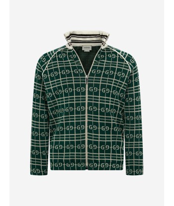 GUCCI Boys Technical Jersey Zip Up Top online