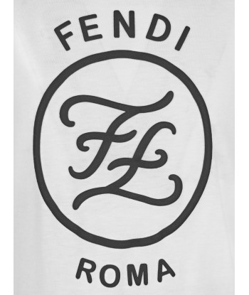 Fendi Girls Dress - & Black Logo Dress pas cheres