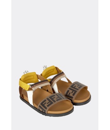 Fendi Unisex Sandals brillant des détails fins