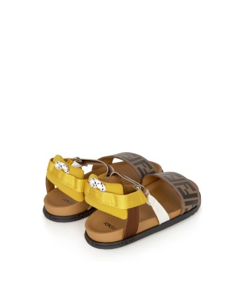 Fendi Unisex Sandals brillant des détails fins