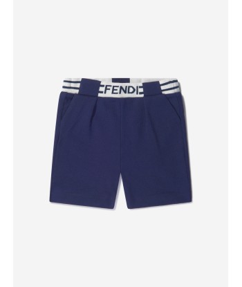 Fendi Baby Boys Cotton Pique Logo Shorts 2024