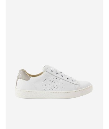 Gucci Leather New Ace Lace Up Trainers Paris Déstockage Promo