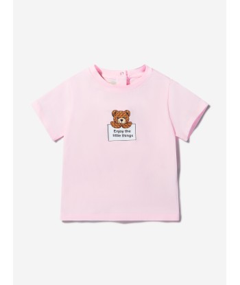 Fendi Baby Unisex Cotton Teddy Bear T-Shirt l'évolution des habitudes 