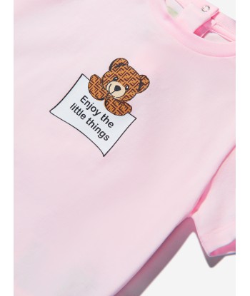 Fendi Baby Unisex Cotton Teddy Bear T-Shirt l'évolution des habitudes 