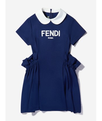 Fendi Girls Logo Print Pocket Dress suggérées chez