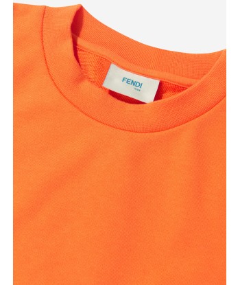 Fendi Girls Cotton Cropped Logo Tape T-Shirt Jusqu'à 80% De Réduction