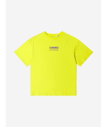 Fendi Unisex Cotton Fendiness Logo Print T-Shirt à prix réduit toute l'année