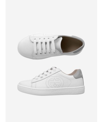 Gucci Leather New Ace Lace Up Trainers Paris Déstockage Promo