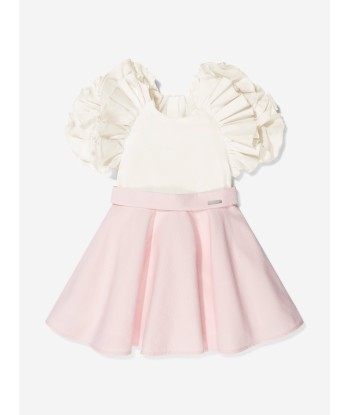 Jessie And James Girls Cotton Ruffle Dress Comparez et commandez 