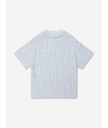 Fendi Boys Towelling Karligraphy T-Shirt destockage