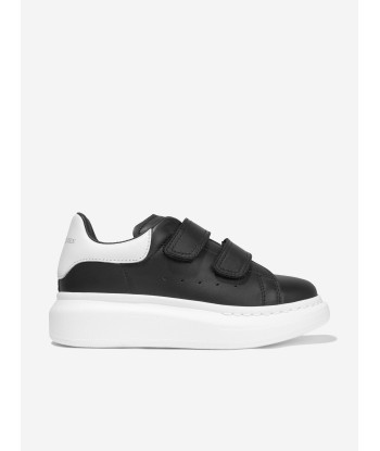 Alexander McQueen Unisex Leather Velcro Strap Trainers la colonne vertébrale