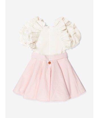 Jessie And James Girls Cotton Ruffle Dress Comparez et commandez 