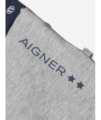 Aigner Baby Boys Cotton Logo Babygrow plus qu'un jeu 