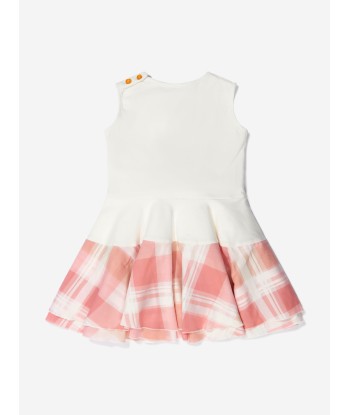 Jessie And James Girls Cotton Check Sleeveless Dress livraison et retour toujours gratuits