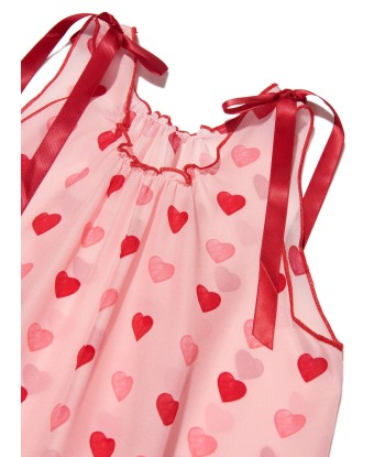 Amiki Children Girls Silk Hearts Rebecca Nightdress pour bénéficier 