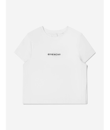 Givenchy Girls Cotton Interlock T-Shirt Faites des économies