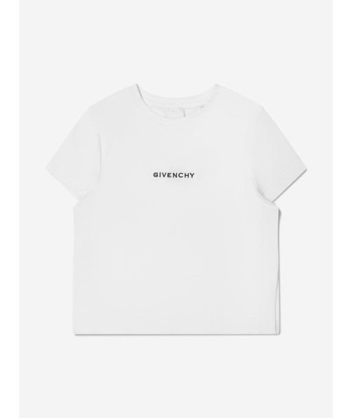 Givenchy Girls Cotton Interlock T-Shirt Faites des économies