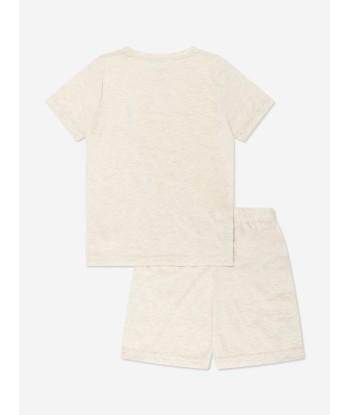 Ralph Lauren Boys T-Shirt And Shorts Lounge Short in Ivory Comment ça marche